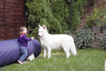 Valentina mit Merlin bei dre Sitz &Uuml;bung